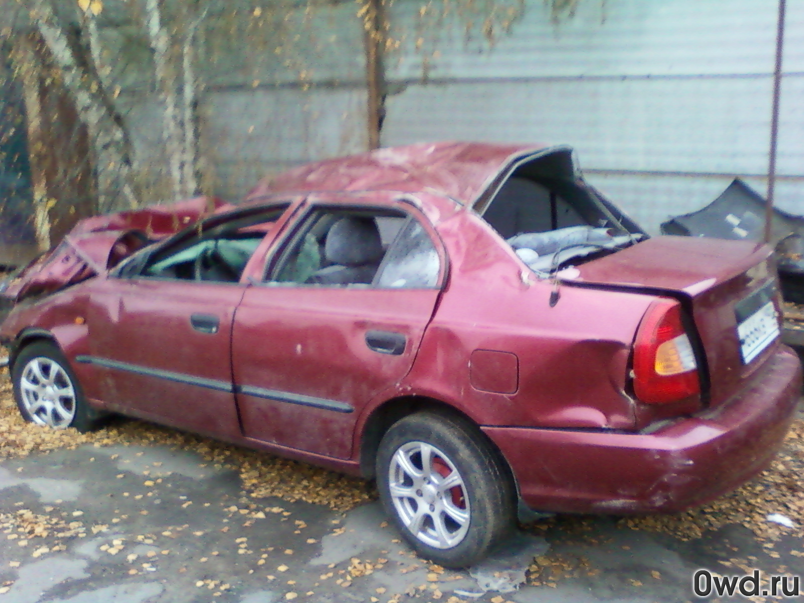 Битый автомобиль Hyundai Accent (2005) в Воскресенске